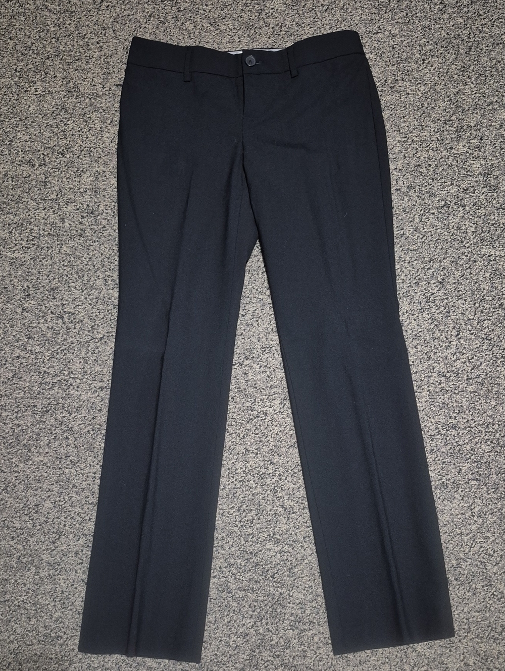 Banana Republic Women's Black Straight-Leg Dress Trousers
